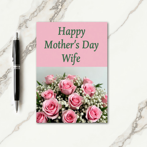 Chevron Rose Admiration Card