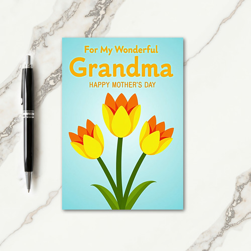 Chevron Sky Azure Card