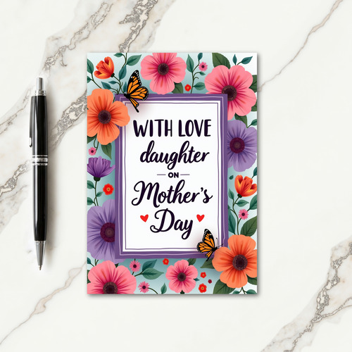 Chevron Spring Affection Card