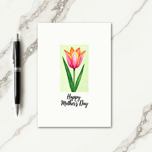 Chevron Spring Blossom Card