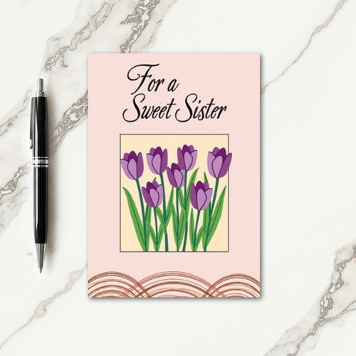 Chevron Style Affection Card