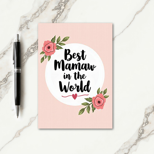 Chevron Thank You Message Card