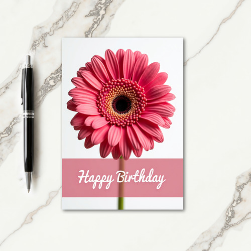 Chevron Vibrant Blossom Card