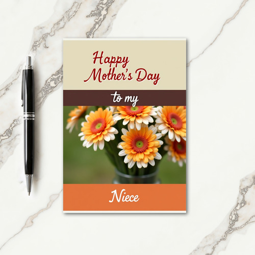 Chevron Warm Greetings Card