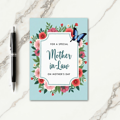 Chevron Winged Insect Note Card