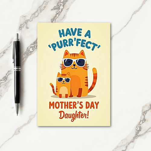 Chic Felines Mothers Day Card