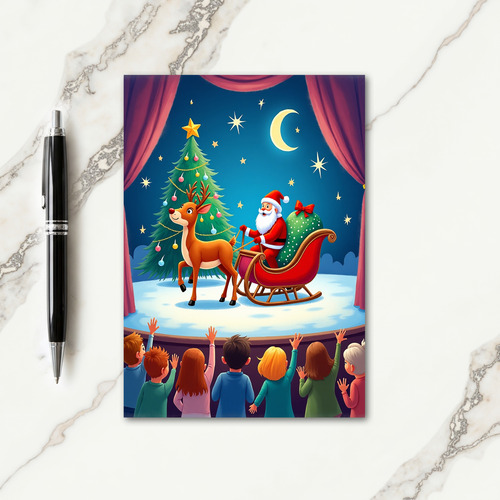 Childrens Show Christmas Card