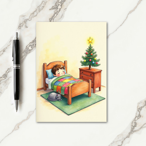 Childs Christmas Dream Card thumbnail