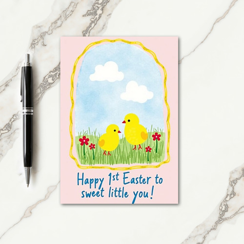 Chirpy Birds Springtime Card