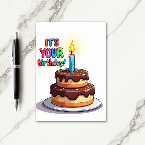 Chocolate Birthday Treat Card