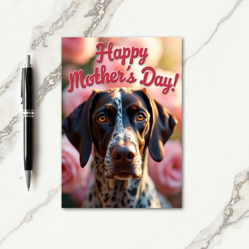 Chocolate Coat Mothers Day Card