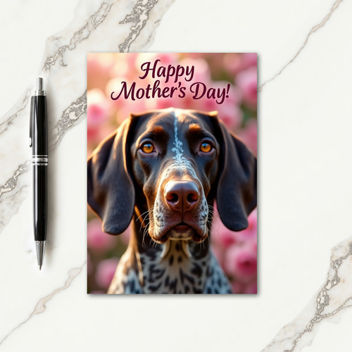 Chocolate Dog Mothers Day Card