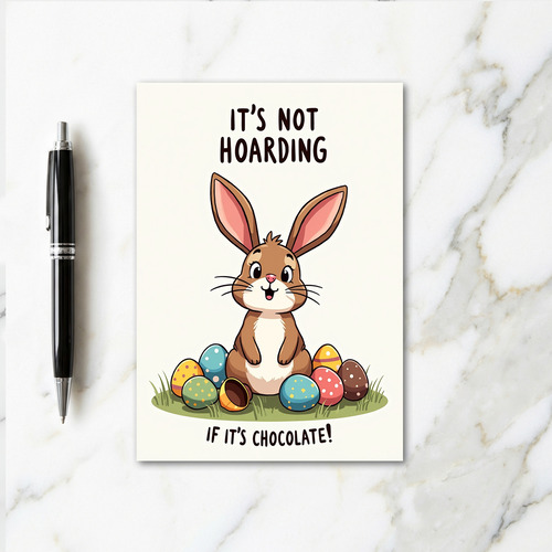 Chocolate Lagomorph Funny Card