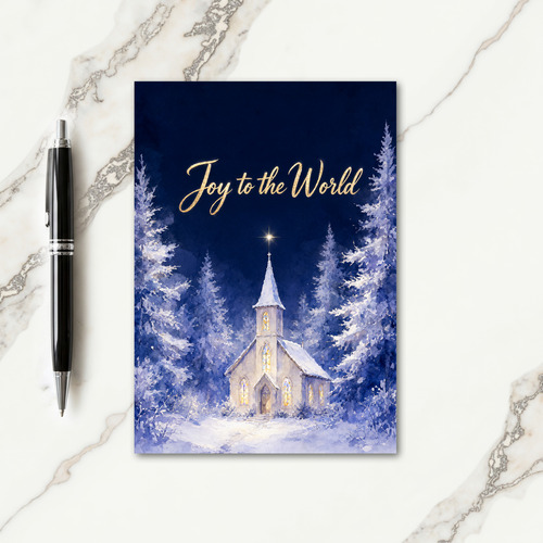 Christian Christmas Card Greetings Card