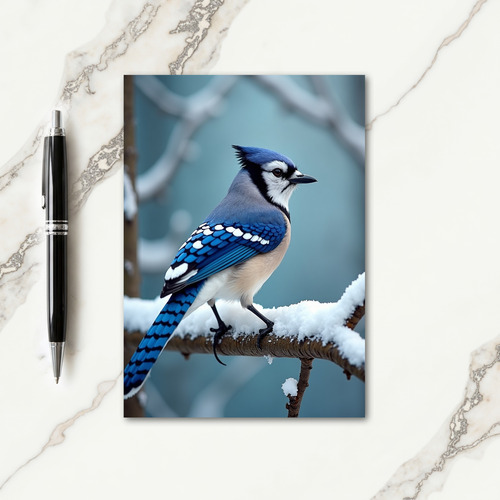 Christmas Blue Bird Card