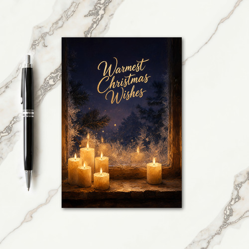 Christmas Candles Card
