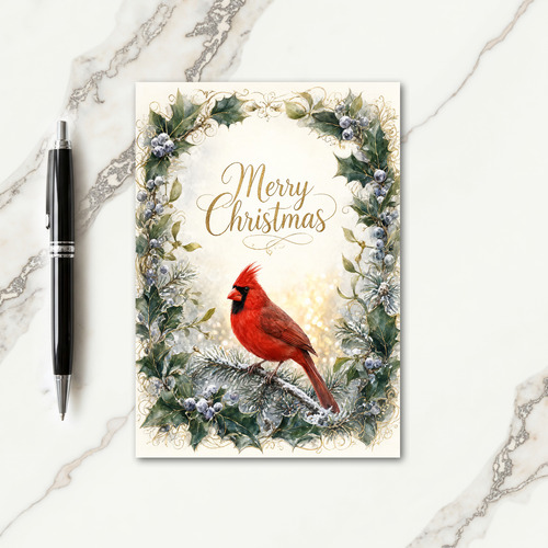 Christmas Card Border Card