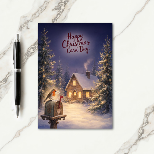 Christmas Card Day Card