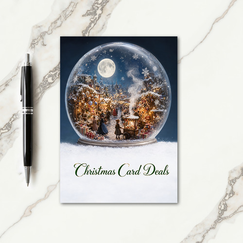 Christmas Card Deals Card