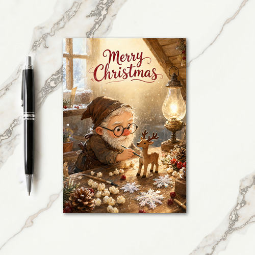 Christmas Card Decorations Card