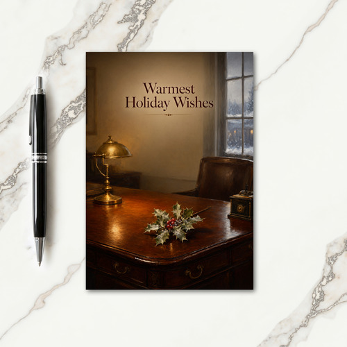 Christmas Card For Boss Card