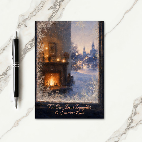 Christmas Card For Daughter And Son In Law Card