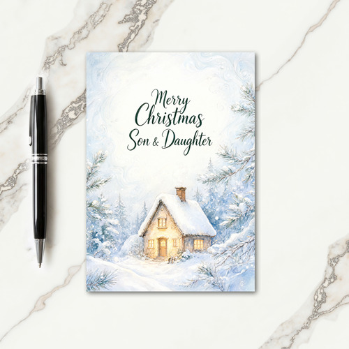 Christmas Card For Son In Law And Daughter Card