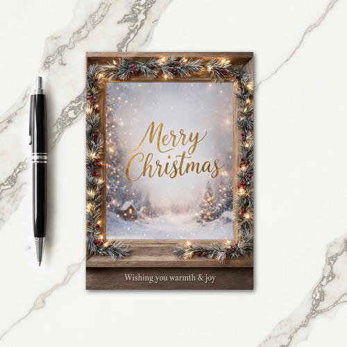 Christmas Card Frame Card
