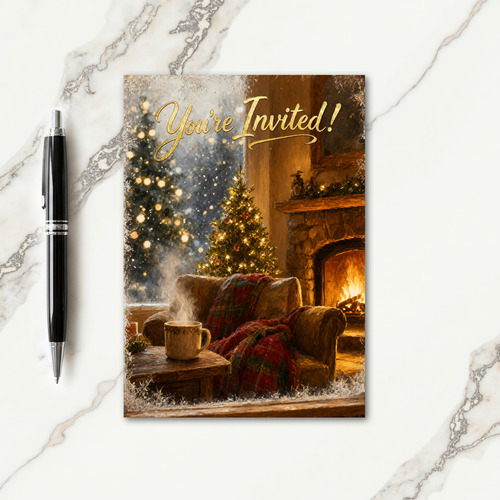 Christmas Card Invitation Card