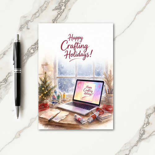 Christmas Card Making Online Card