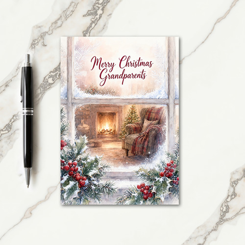 Christmas Card Messages For Grandparents Card