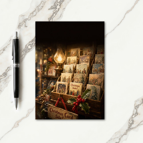 Christmas Card Sale Card