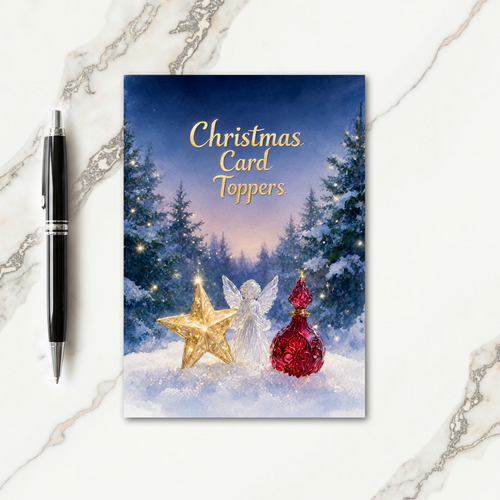 Christmas Card Toppers Card