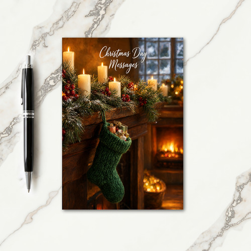 Christmas Day Messages Card