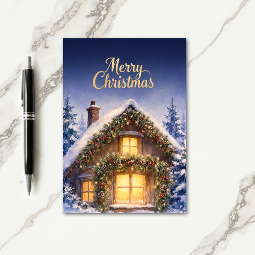 Christmas Garland Card