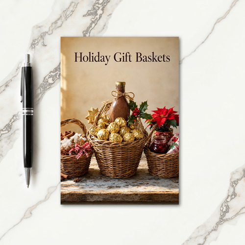 Christmas Gift Baskets Card