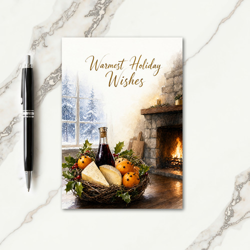 Christmas Hampers Card