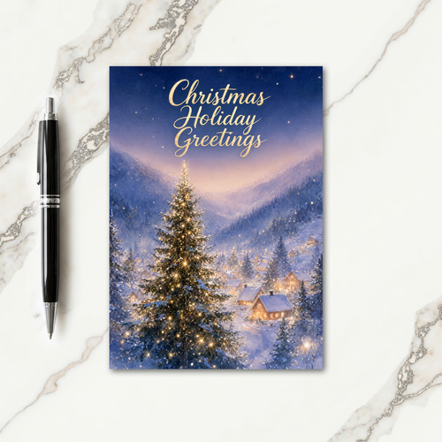 Christmas Holiday Greetings Card