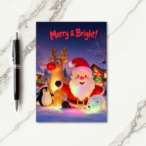 Christmas Inflatables Card