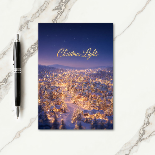 Christmas Lights Card