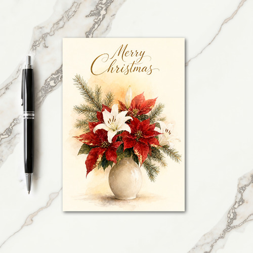 Christmas Mass Bouquet Cards