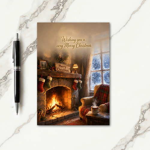 Christmas Message English Card