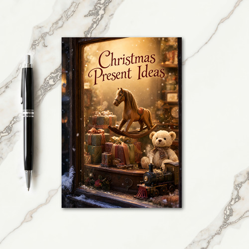 Christmas Present Ideas Card