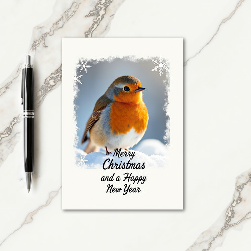 Christmas Snow Bird Card thumbnail