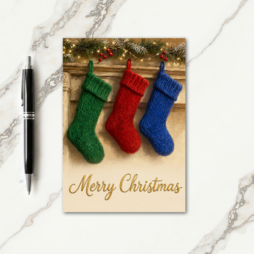 Christmas Stockings Card