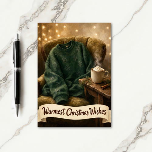 Christmas Sweatshirt Card