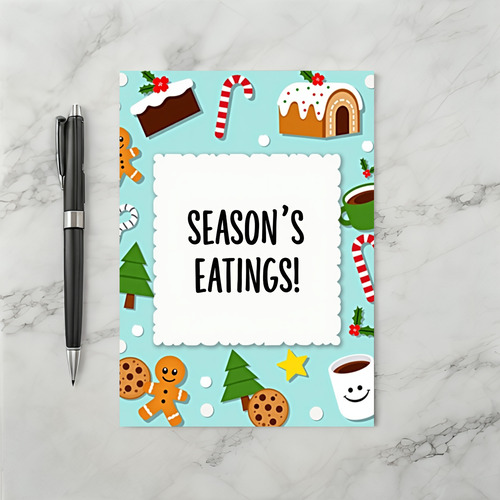 Christmas Sweets And Treats Card