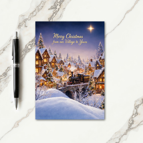 Christmas Village Sets Card