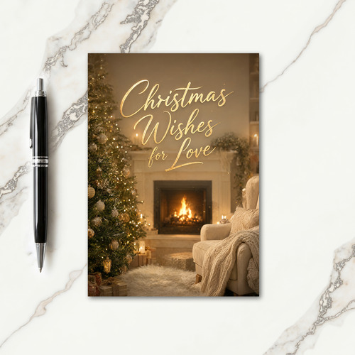Christmas Wish For Love Card