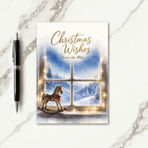 Christmas Wishes Miles Card